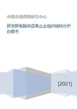 白銀市新電腦研發、供應與銷售維護一體化的企業組織結構分析